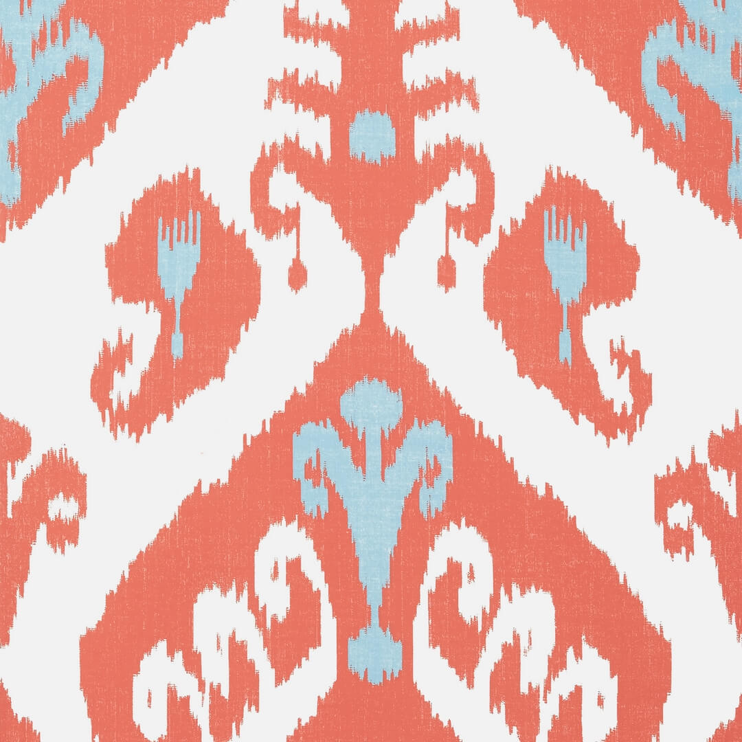 Tapeta graficzna w stylu ikat Thibaut T16247 Indies Ikat Kisment