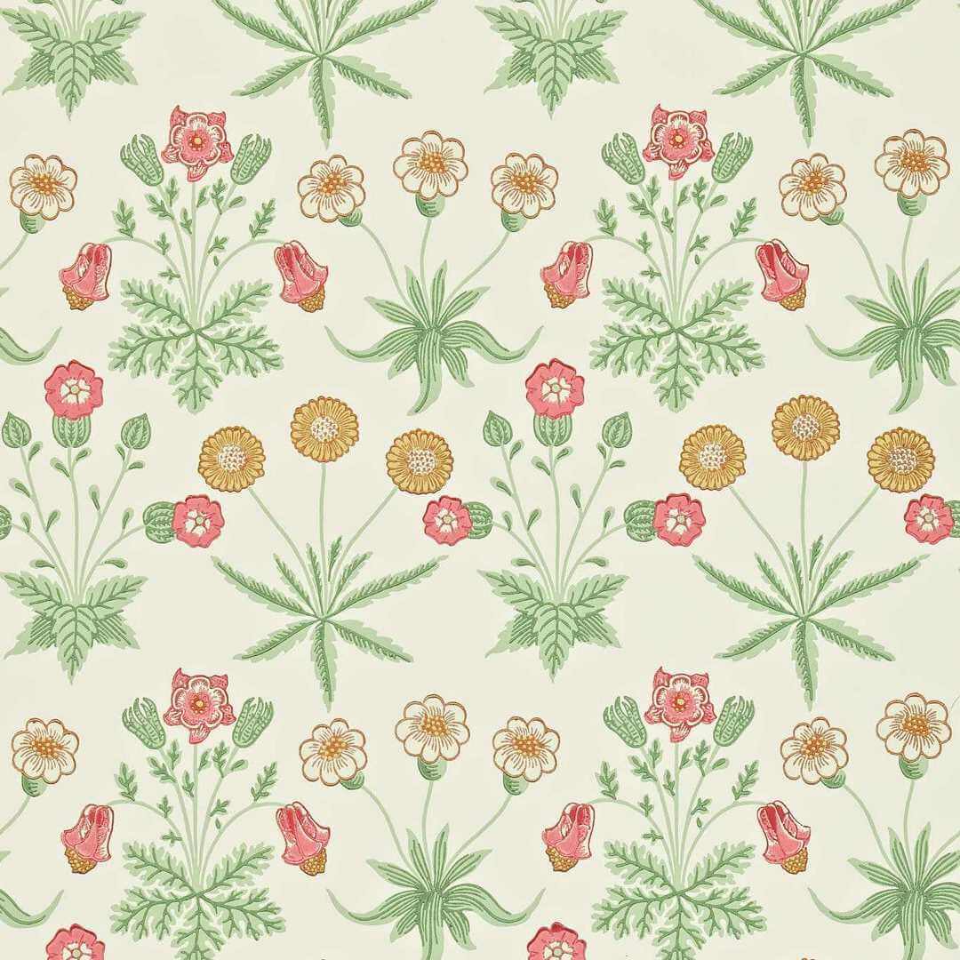 Tapeta bukiety kwiatów Morris & Co. 212562 Daisy Morris & Friends