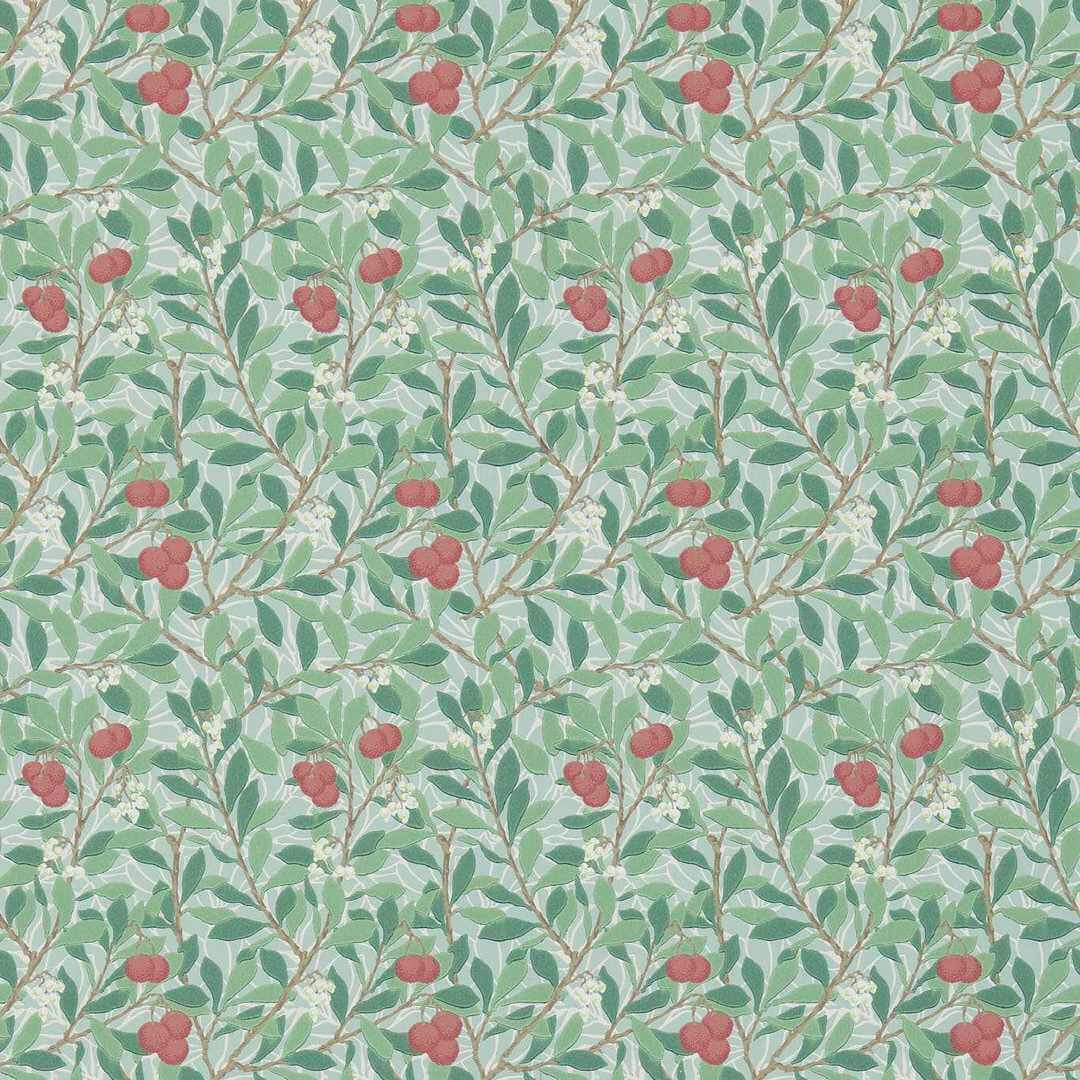 Tapeta owoce i liście Morris & Co. 214719 Arbutus Morris & Friends