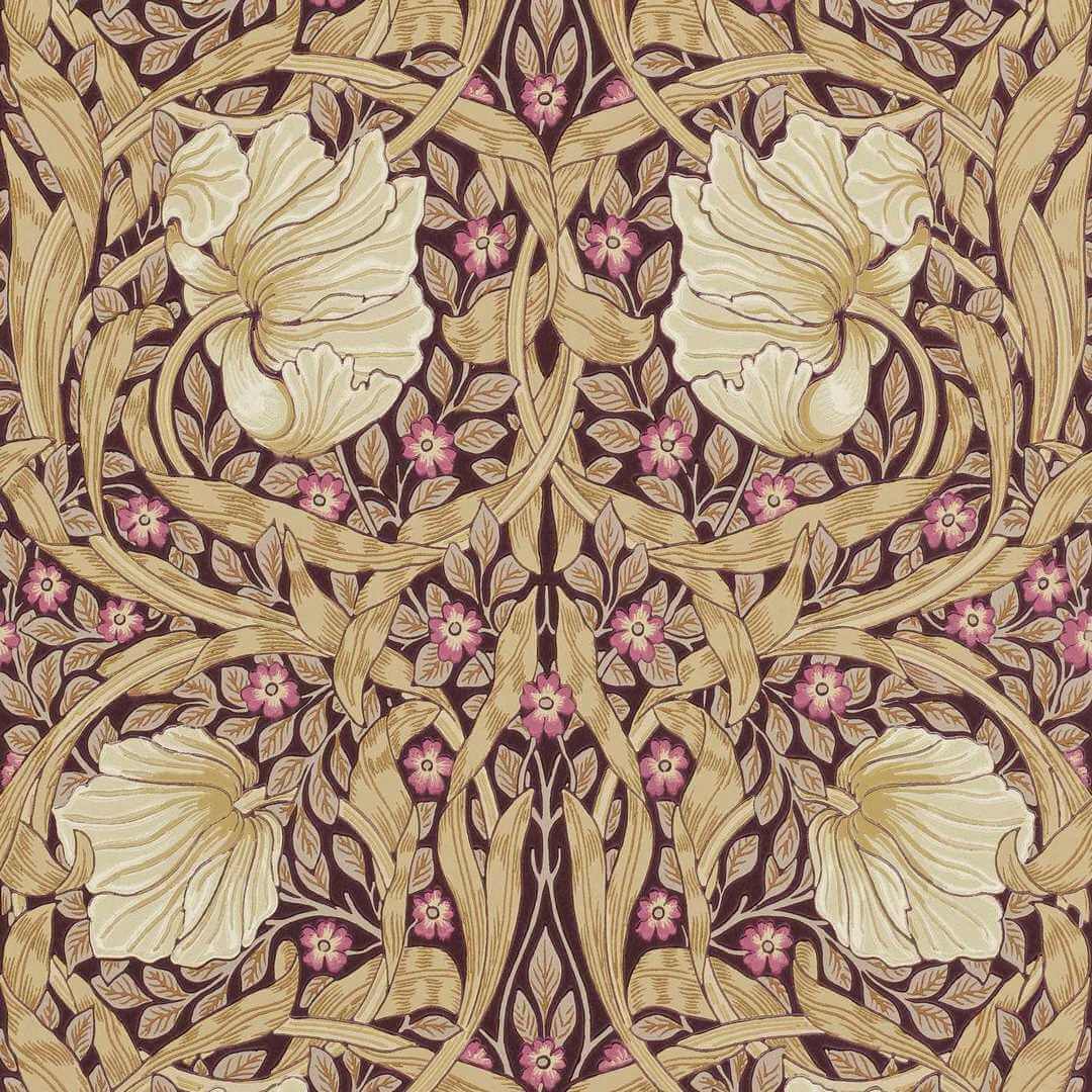 Tapeta botaniczna Morris & Co. 210390 Pimpernel Morris & Friends
