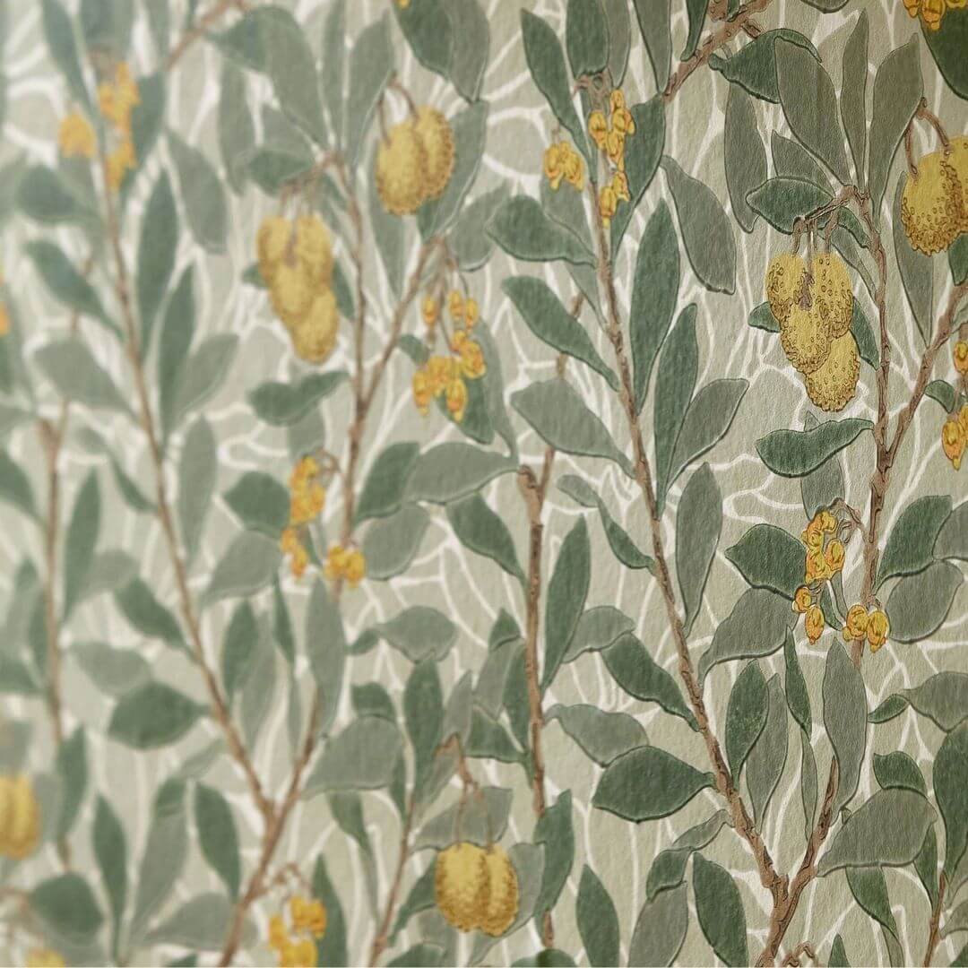 Tapeta owoce i liście Morris & Co. 217356 Arbutus Morris & Friends