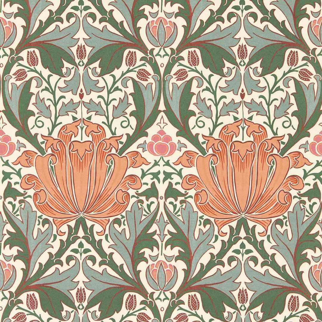 Tapeta roślinna Morris & Co. 217361 Helena Toile Morris & Friends