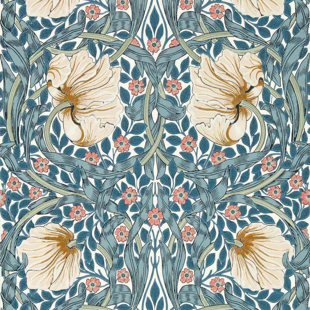 Tapeta botaniczna Morris & Co. 217363 Pimpernel Morris & Friends