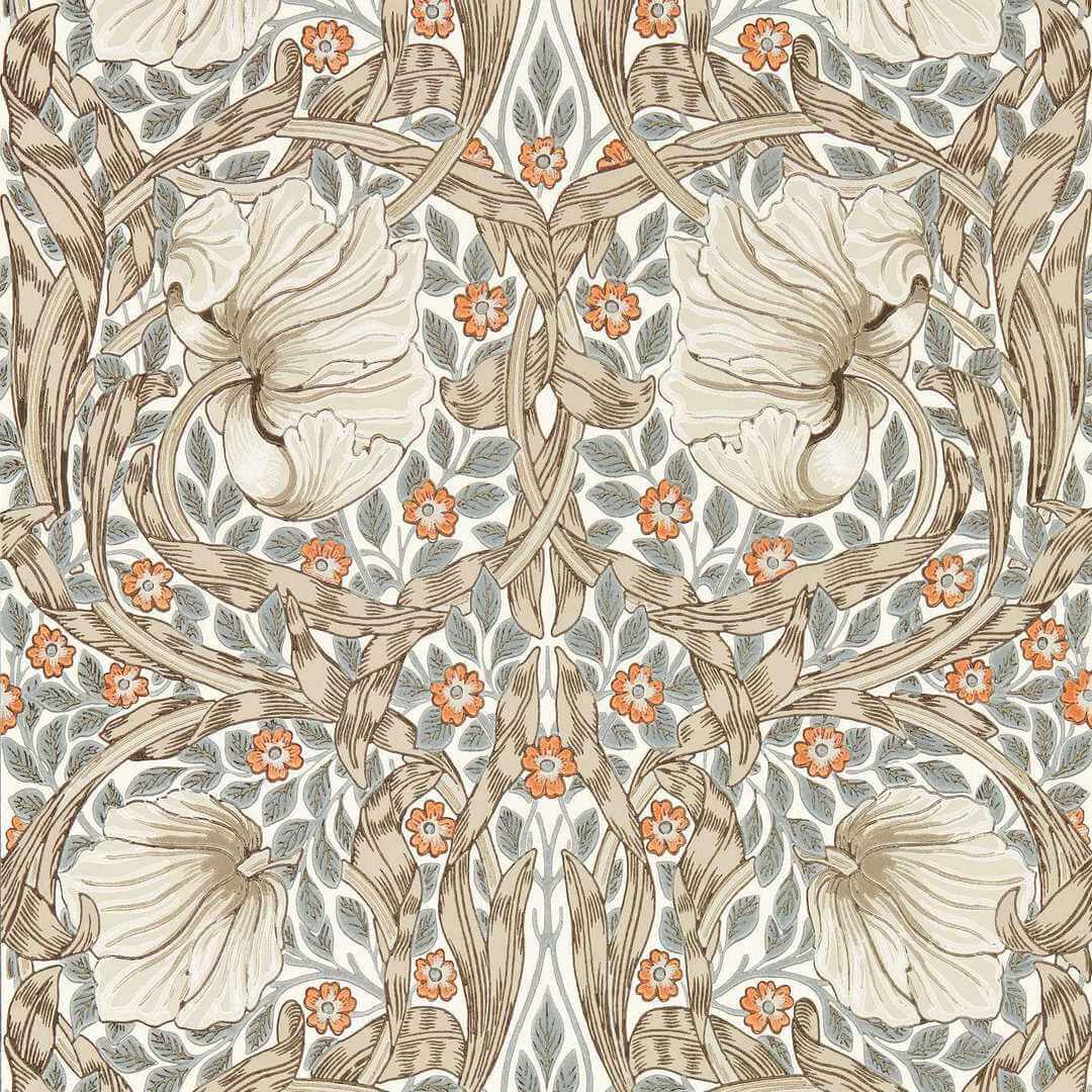 Tapeta botaniczna Morris & Co. 217364 Pimpernel Morris & Friends