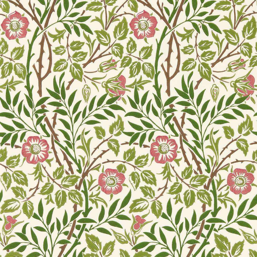 Tapeta pnącza róży Morris & Co. 217370 Sweet Briar Morris & Friends