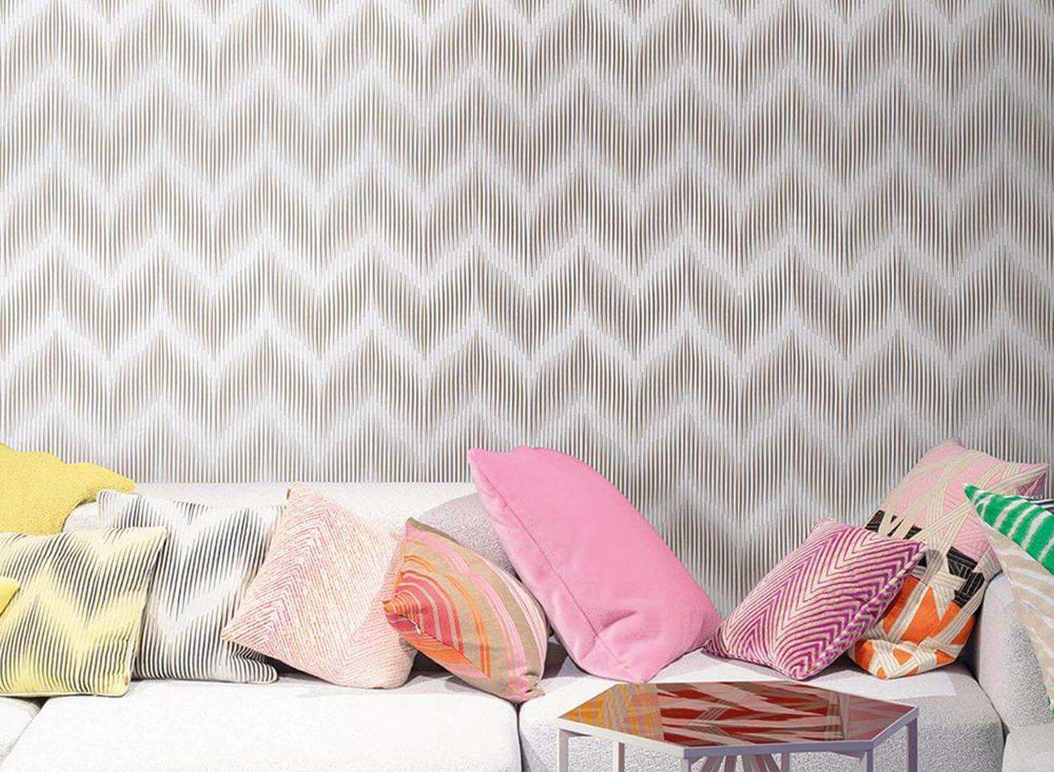Tapeta zygzaki i prążki Jannelli & Volpi 10511 Ande Missoni Home 05