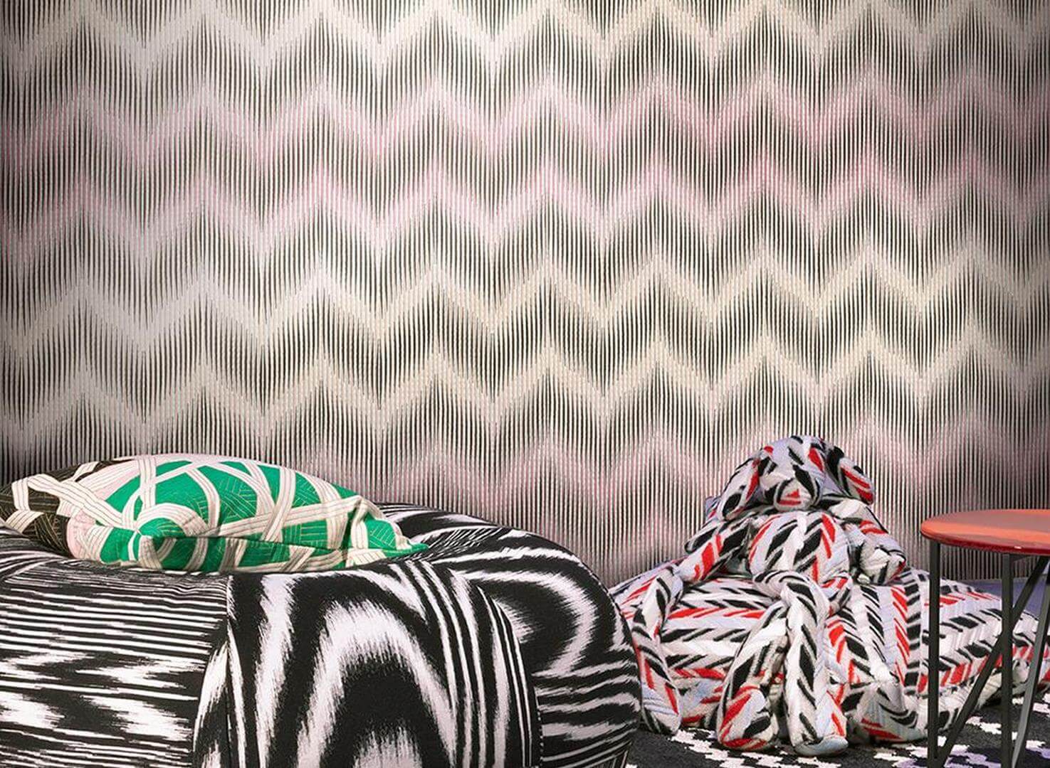 Tapeta zygzaki i prążki Jannelli & Volpi 10512 Ande Missoni Home 05