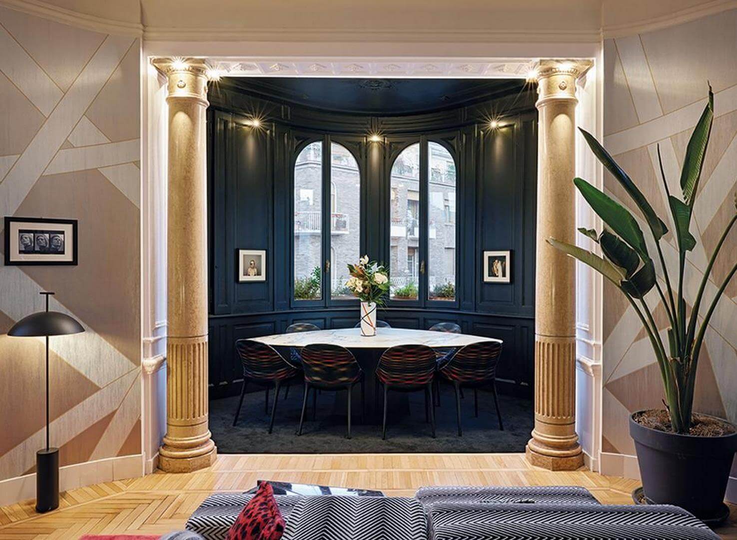 Mural geometryczny linie Jannelli & Volpi 10583 Nastri Shade Missoni Home 05