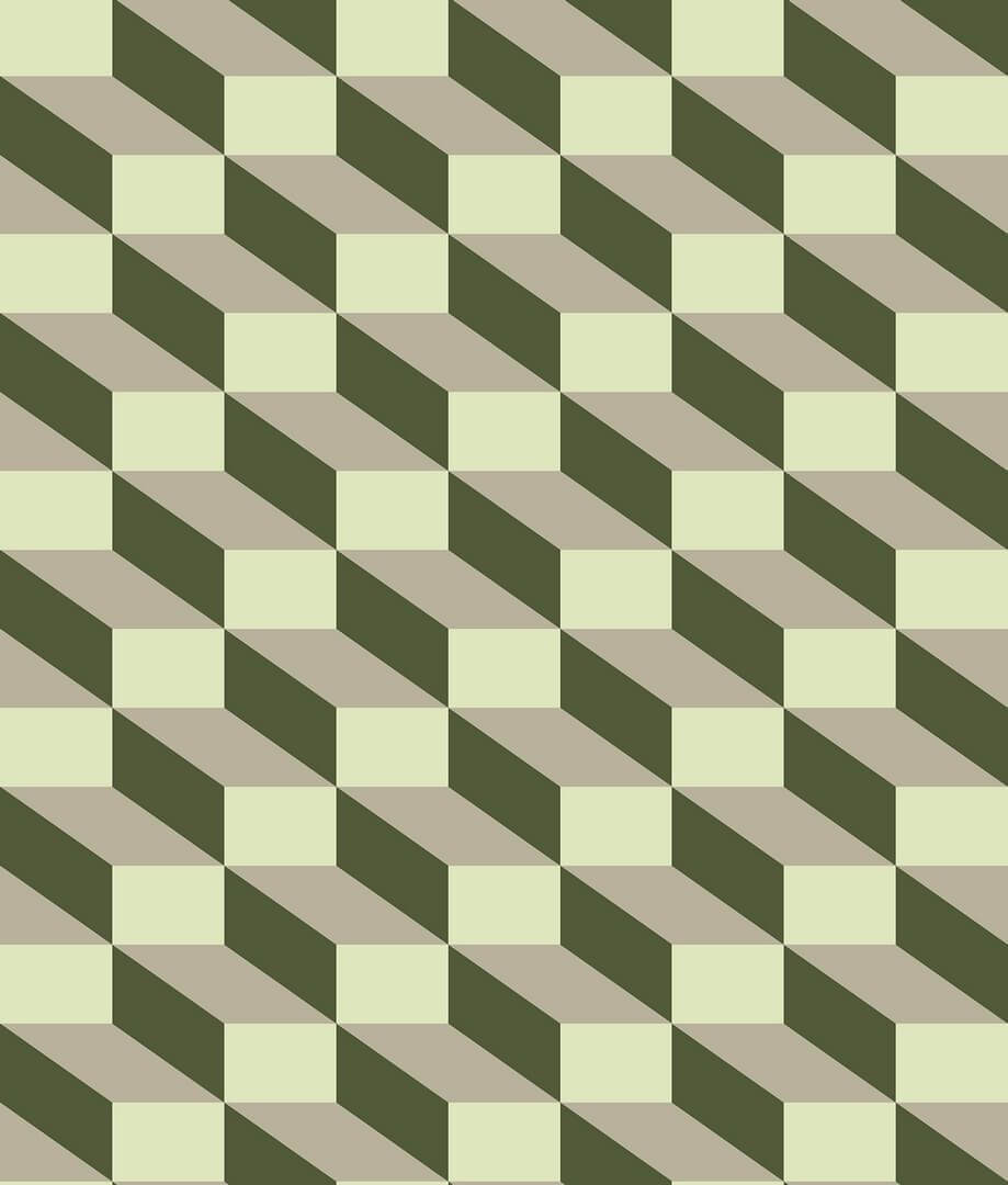 Fototapeta geometryczna 3D Rebel Walls R20025 Filled Optic Green Happy Socks