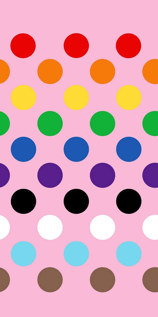 Fototapeta duże kropki Rebel Walls R20028 Big Dots Happy Pink Happy Socks