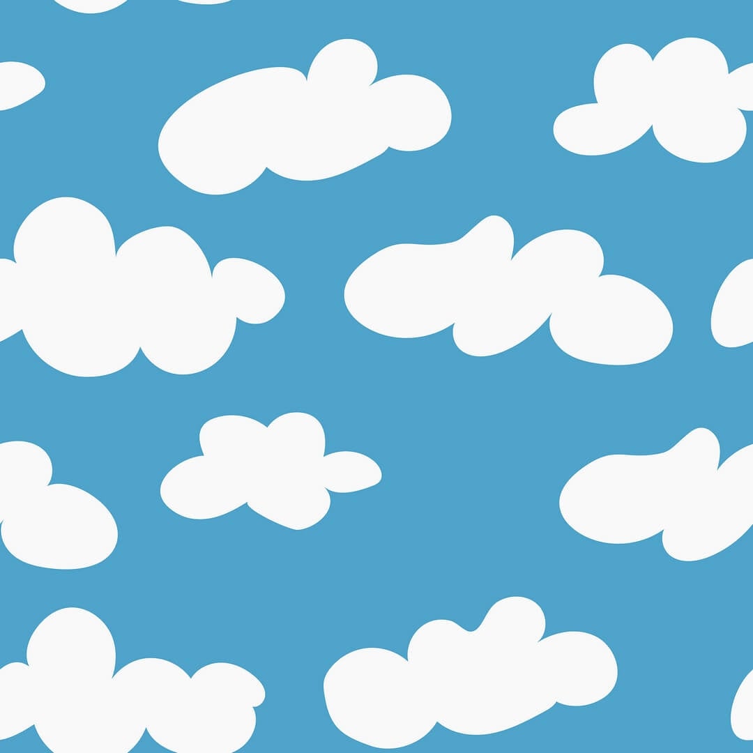 Fototapeta chmury Rebel Walls R20032 Cloudy Blue Happy Socks
