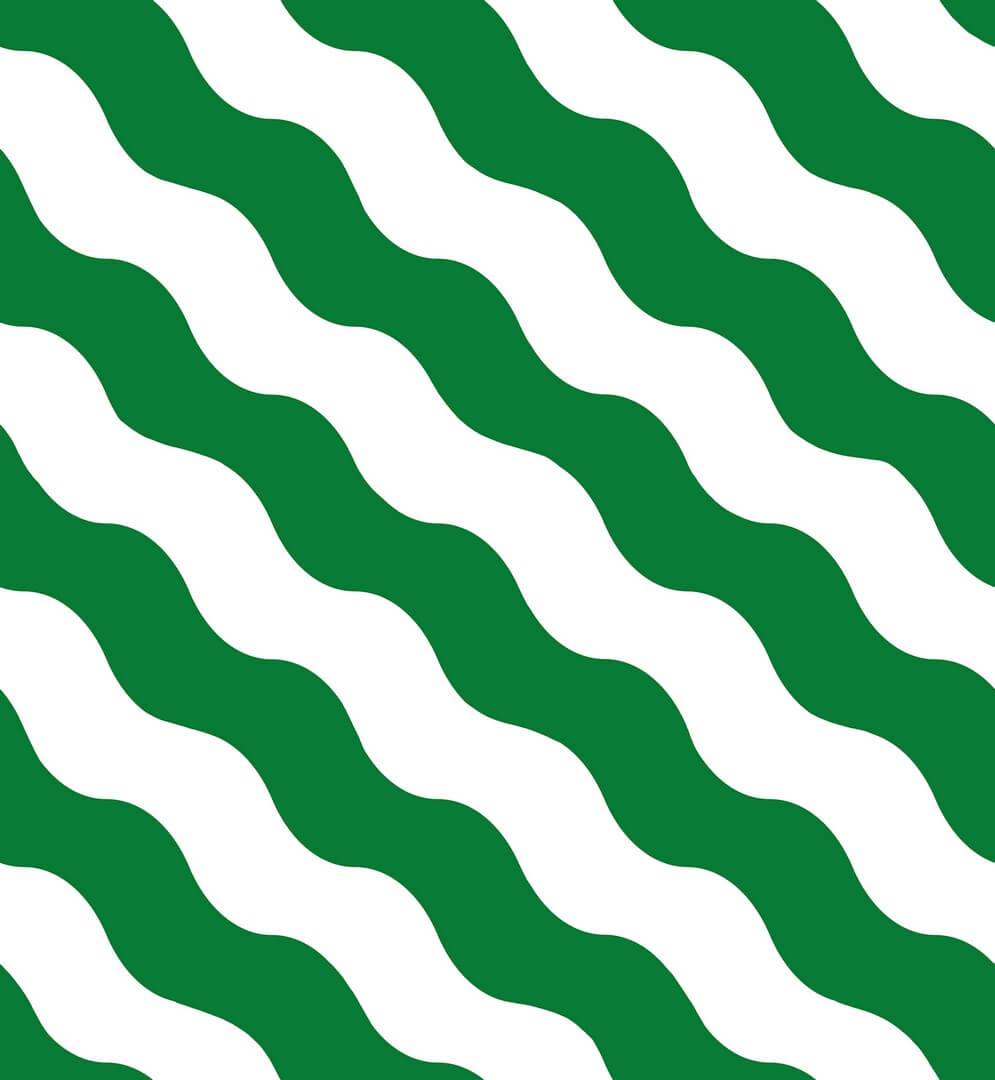 Fototapeta falujące paski Rebel Walls R20039 Polka Stripe Green Happy Socks