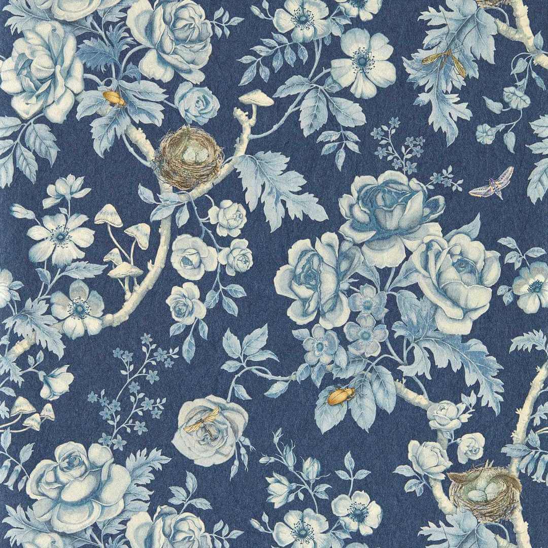 Tapeta botaniczna Sanderson 217314 Tansy Bloom Giles Deacon