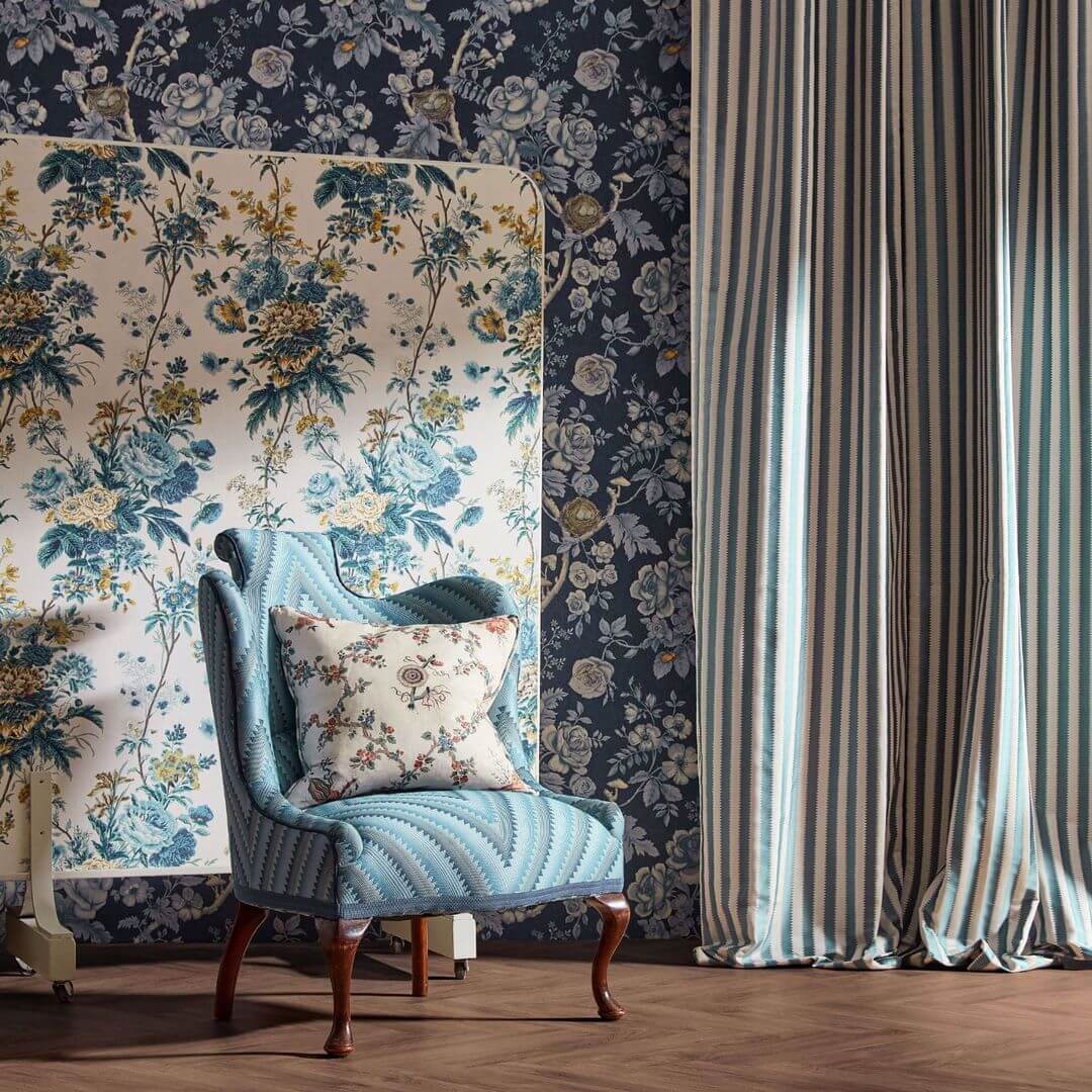 Tapeta botaniczna Sanderson 217314 Tansy Bloom Giles Deacon