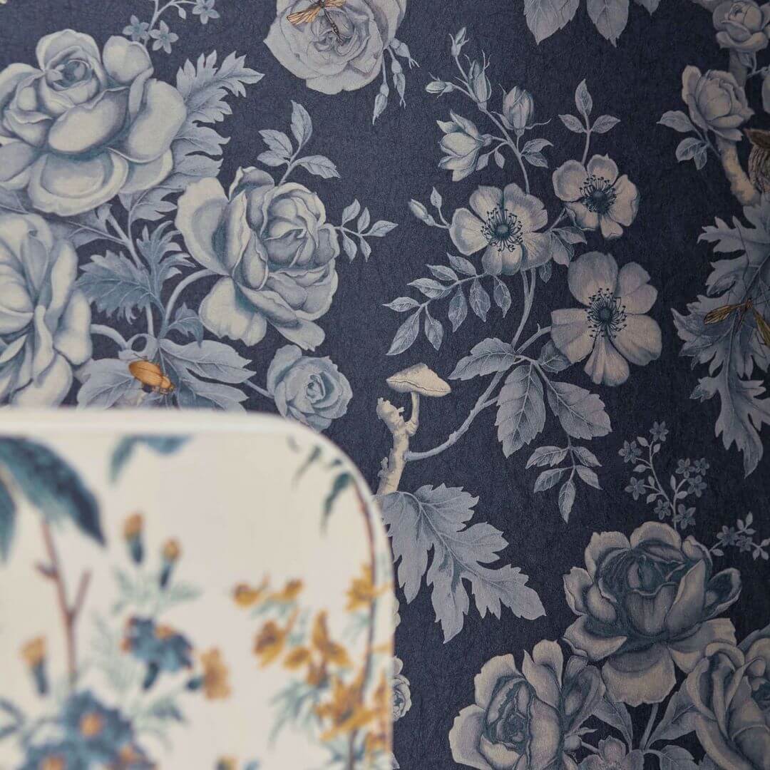 Tapeta botaniczna Sanderson 217314 Tansy Bloom Giles Deacon