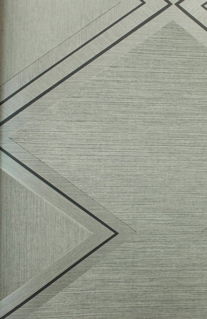 Tapeta geometryczna York Wallcoverings BW3822 Diamond Twist Black & White