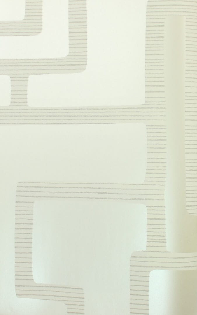 Tapeta labirynt York Wallcoverings BW3832 Graphic Polyomino Black & White
