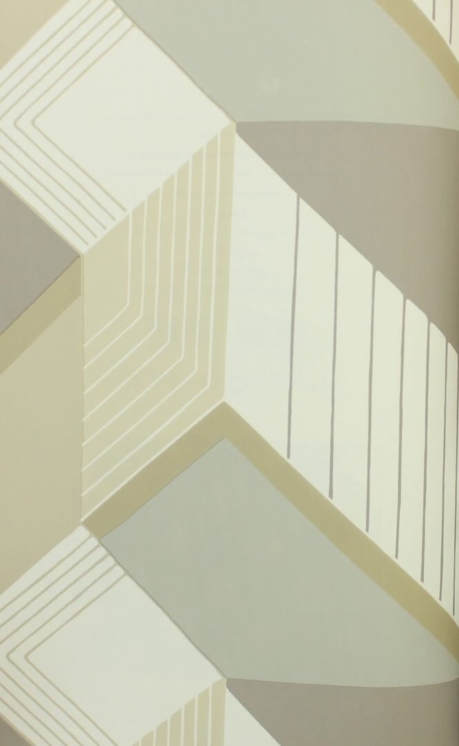 Tapeta geometryczna z efektem 3D York Wallcoverings BW3881 Graphic Geo Blocks Black & White