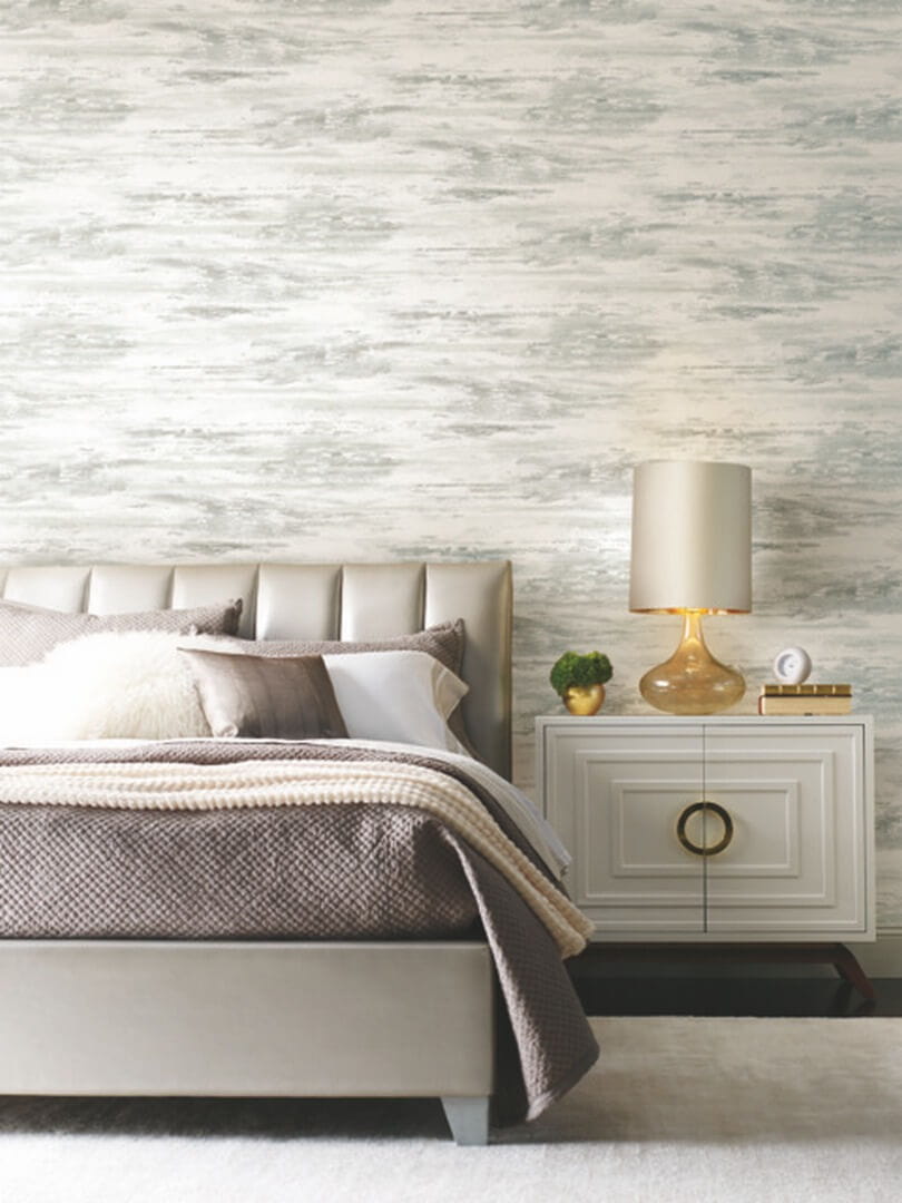 Tapeta abstrakcyjna York Wallcoverings BW3963 Birch Bark Texture Black & White