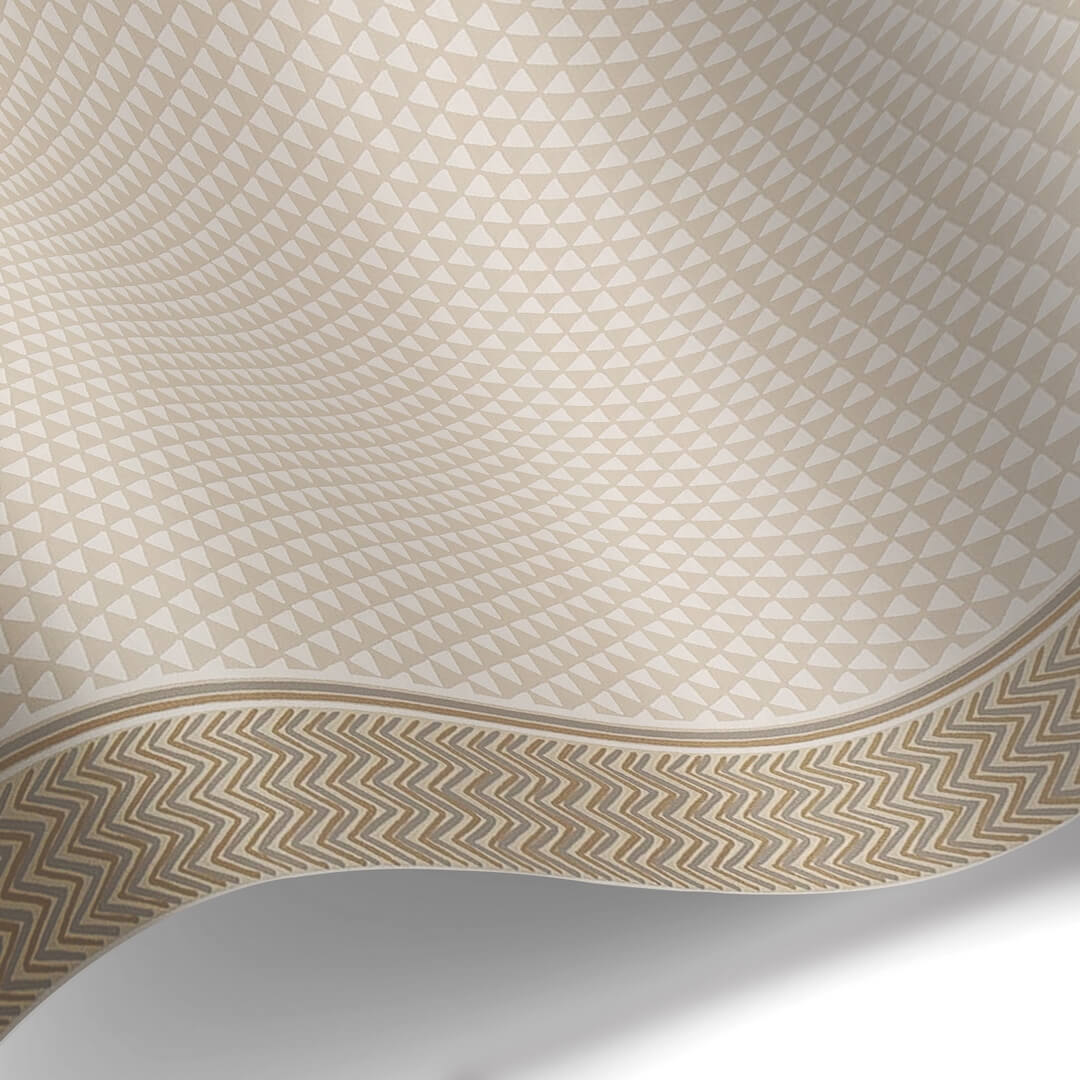 Tapeta geometryczna Les Dominotiers AFDC201/3 Puck Stripe Magic Garden
