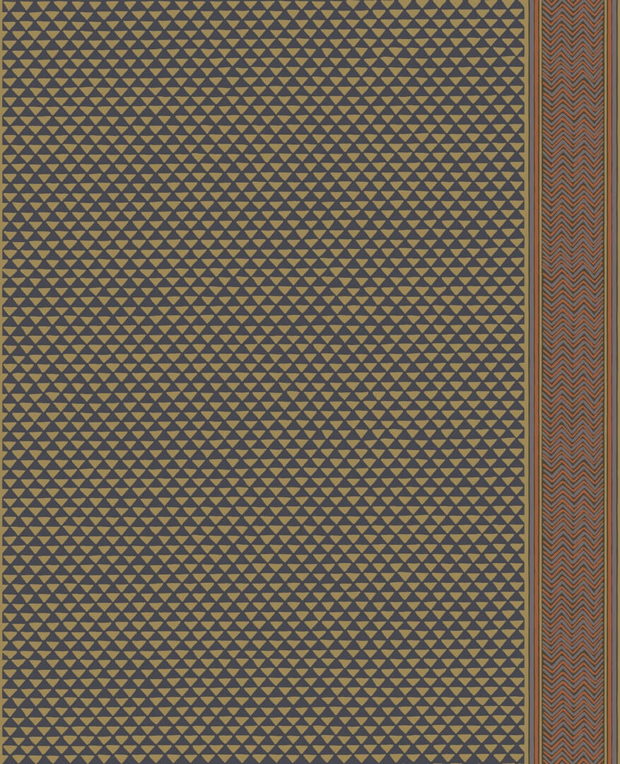 Tapeta geometryczna Les Dominotiers AFDC201/6 Puck Stripe Magic Garden