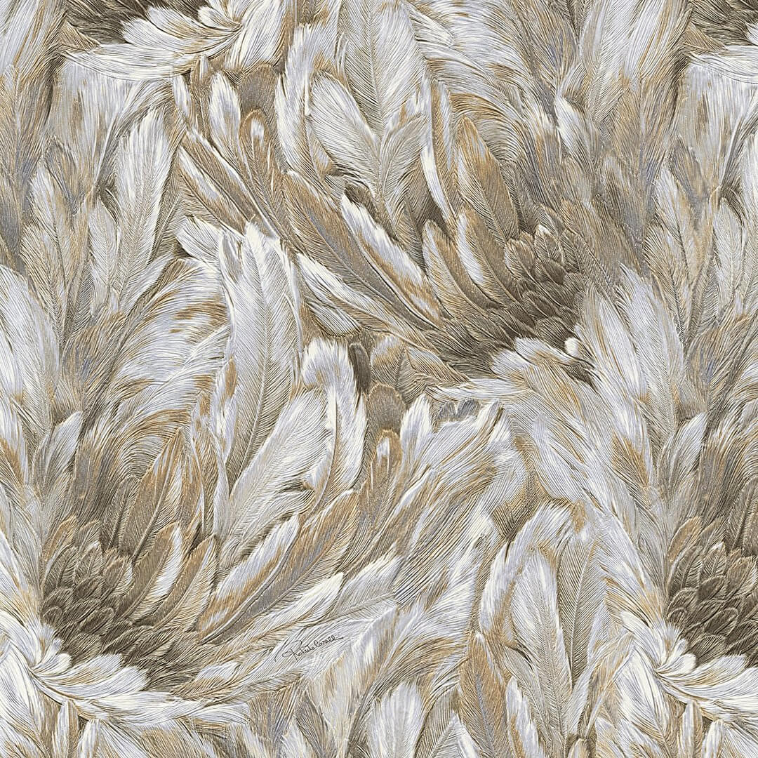 Tapeta pióra Roberto Cavalli RC21007 Home NO. 9 - 106 cm szer.