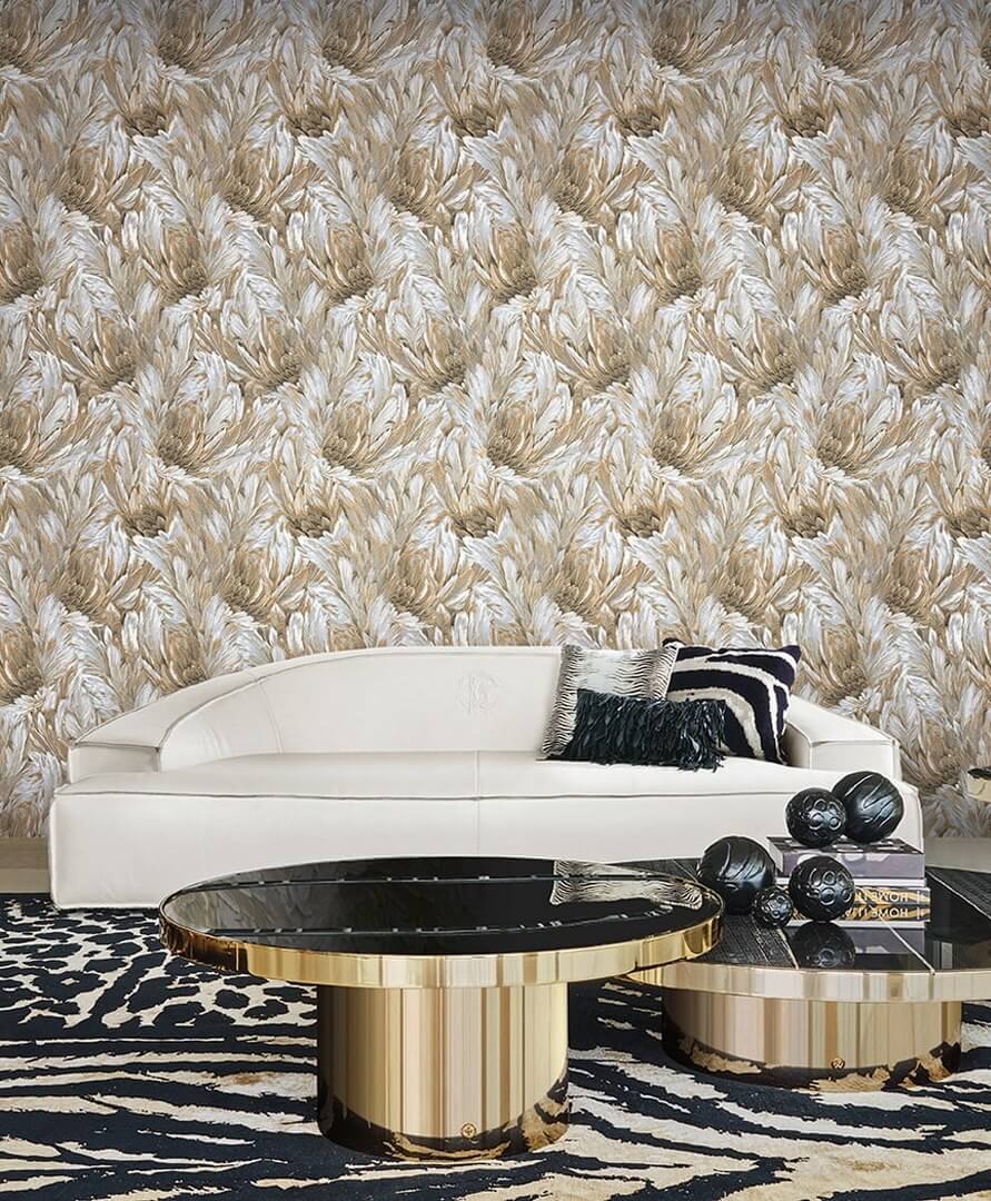 Tapeta pióra Roberto Cavalli RC21007 Home NO. 9 - 106 cm szer.