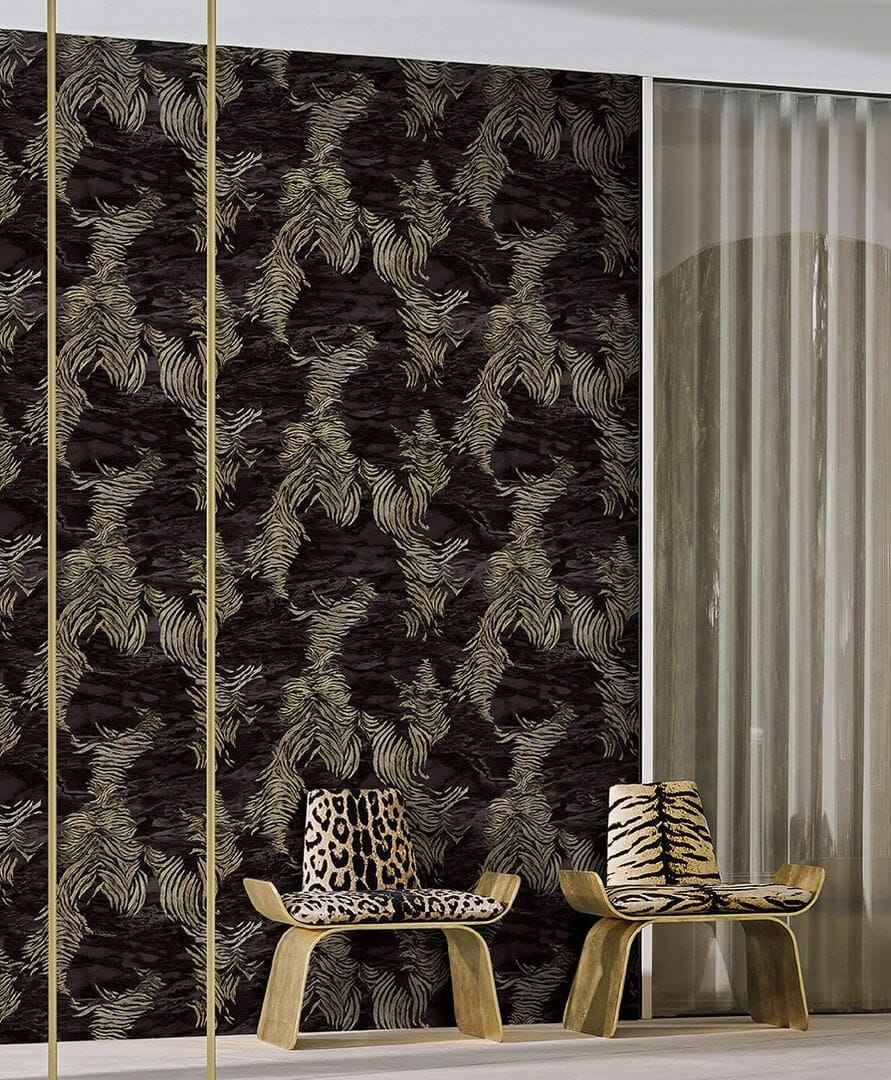 Tapeta marmur i zwierzęce printy Roberto Cavalli RC21014 Home NO. 9 - 106 cm szer.