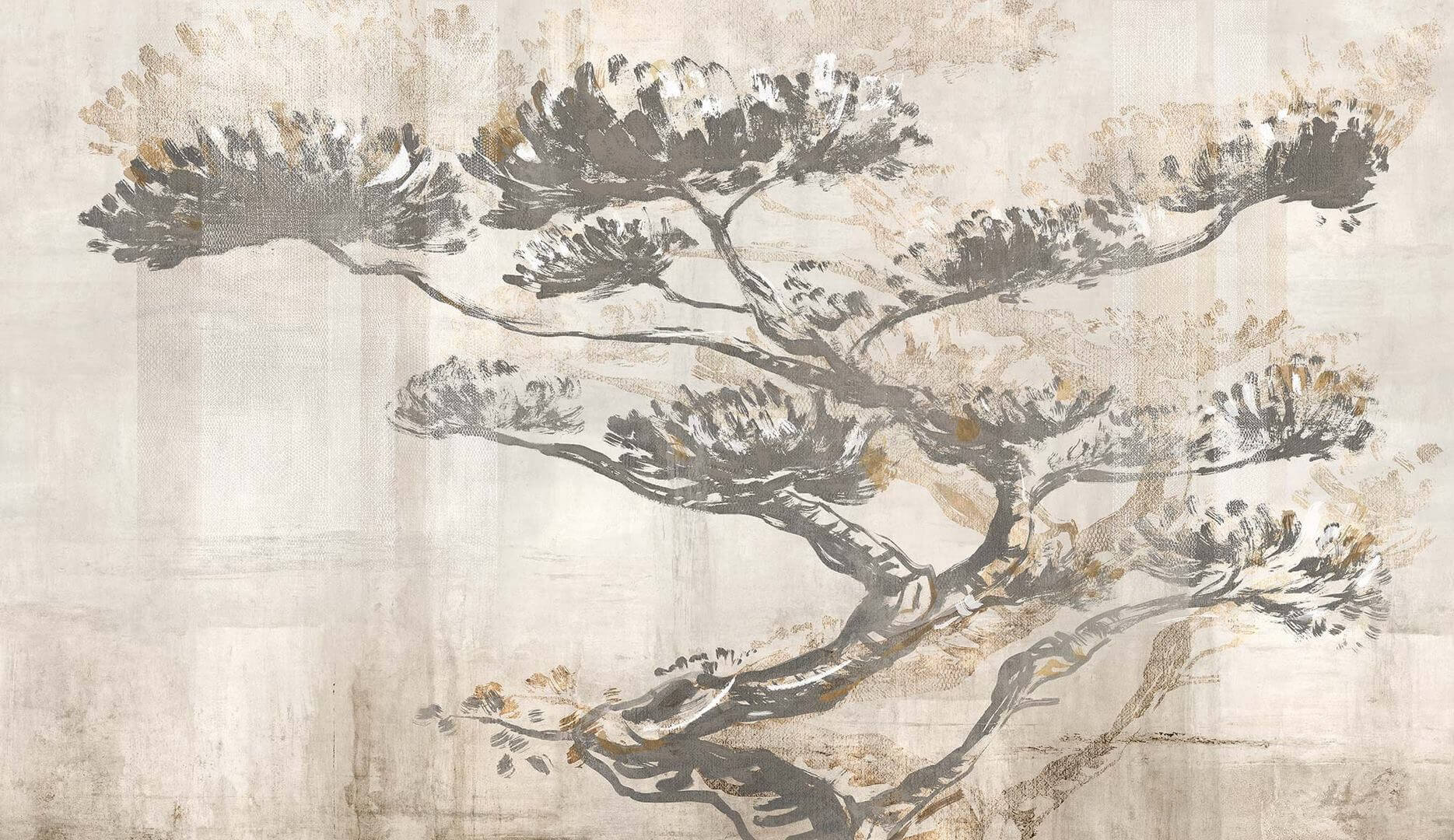 Fototapeta drzewo bonsai Tecnografica 78600-1A IGEN LINEN A