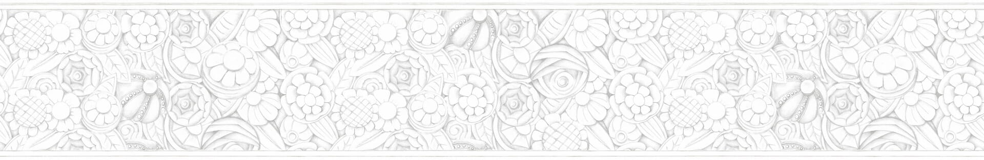 Tapeta kwiaty art-deco Les Dominotiers DOM4026 Villa Lribe Volume 14
