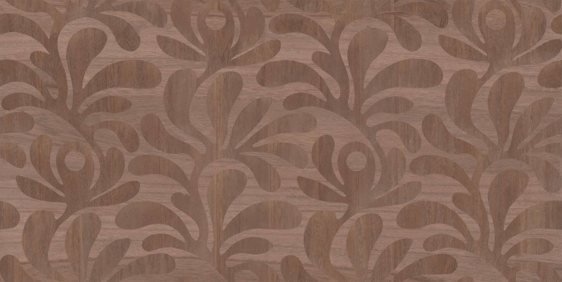 Tapeta naturalna intarsja z forniru Arte Moooi Woodblock Beetle Fern MO5021 Green House