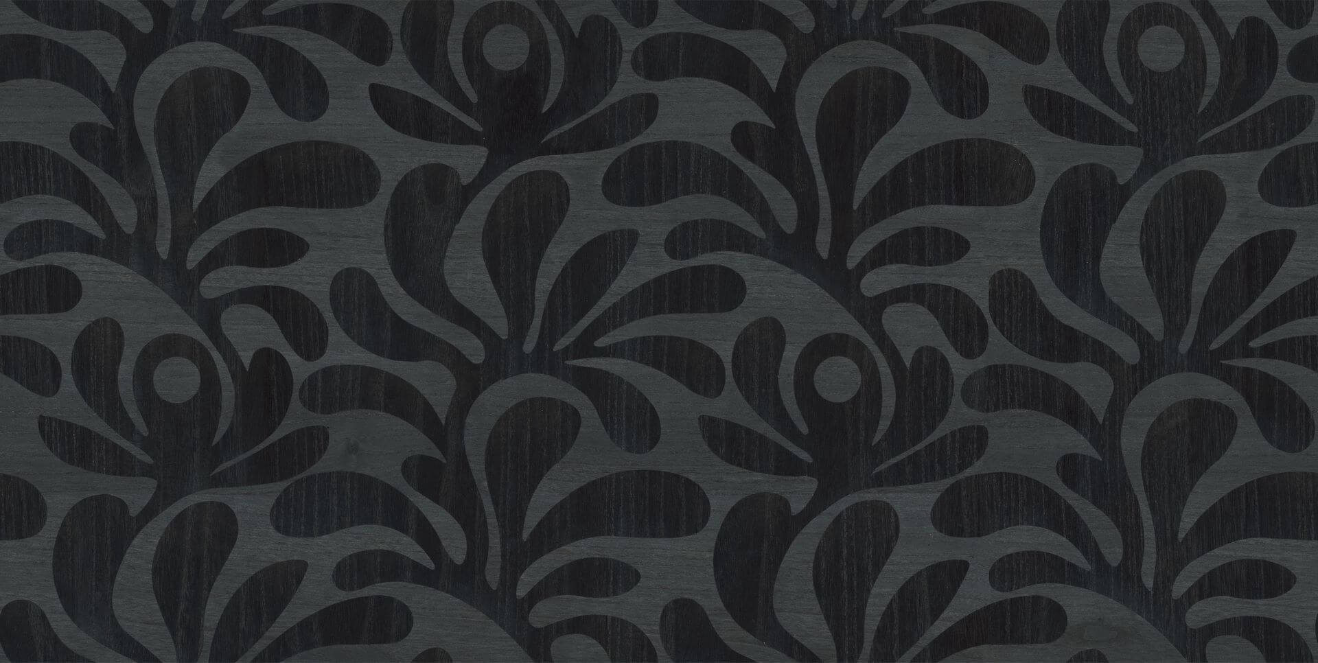 Tapeta naturalna intarsja z forniru Arte Moooi Woodblock Beetle Fern MO5022 Green House