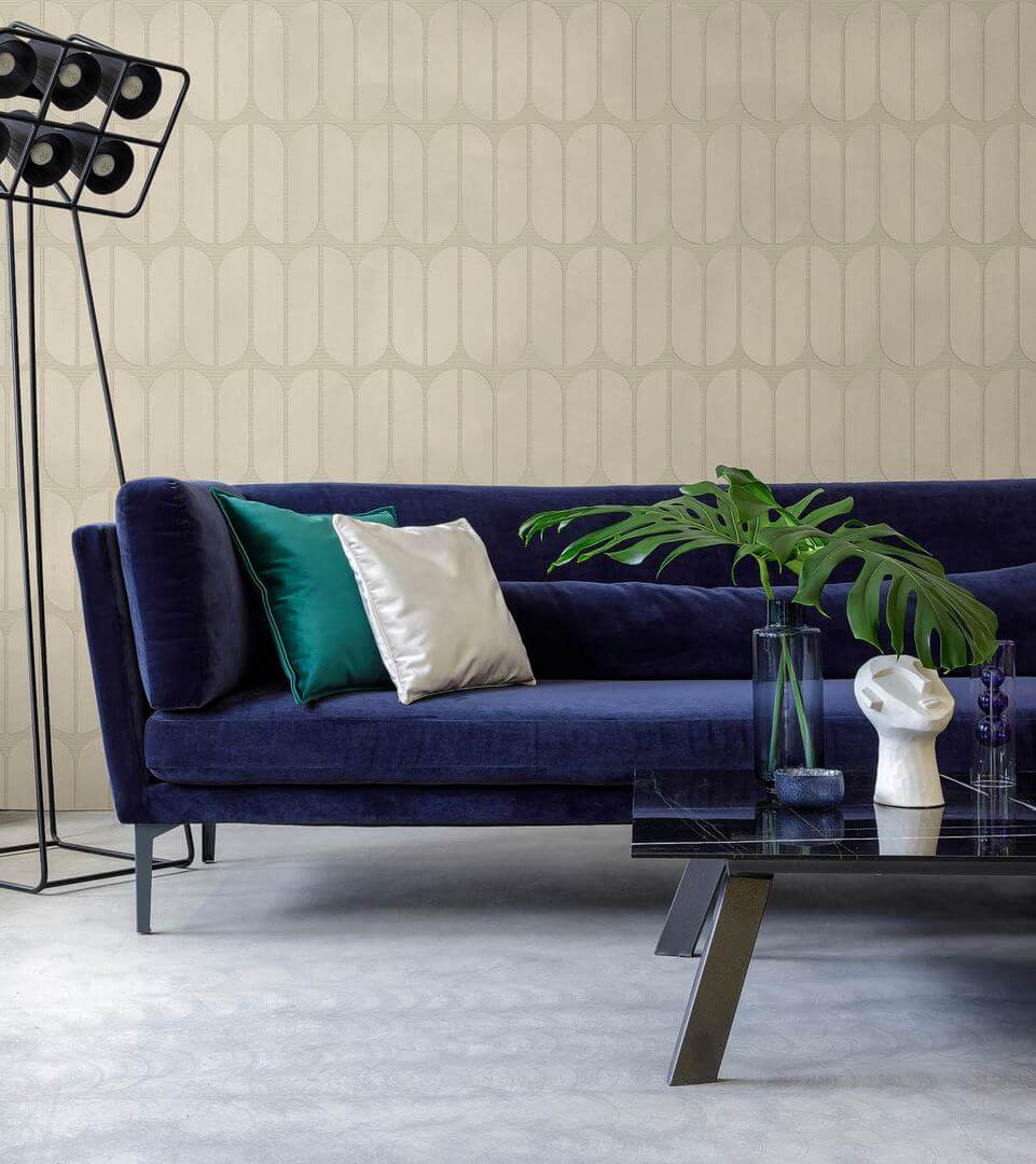 Tapeta tekstylna geometryczna Tiffany ME0340 Eire Meala