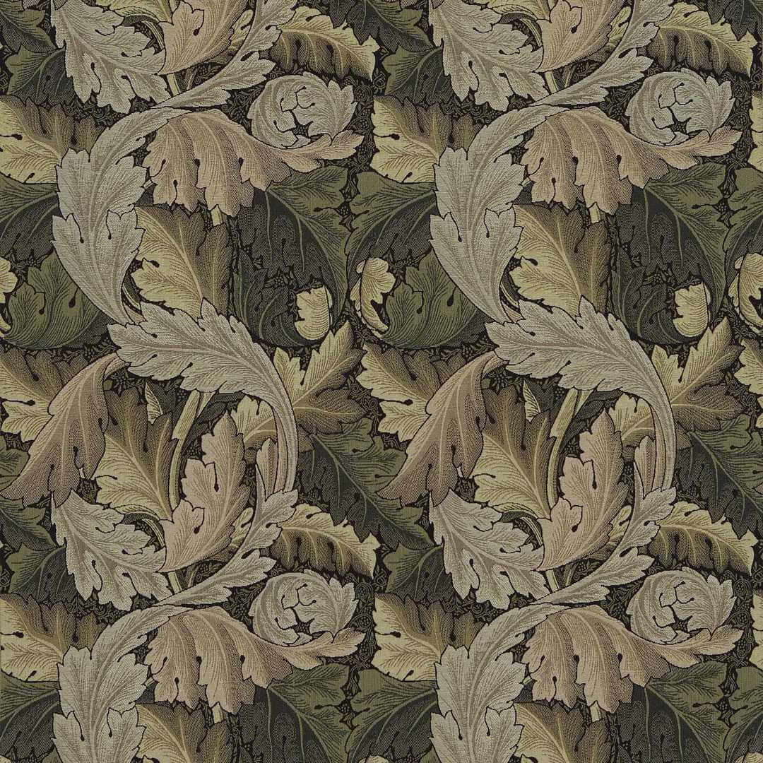 Tkanina obiciowa w liście akantu Morris & Co. 230273 Acanthus Tapestry Morris & Friends Fabric Volume I