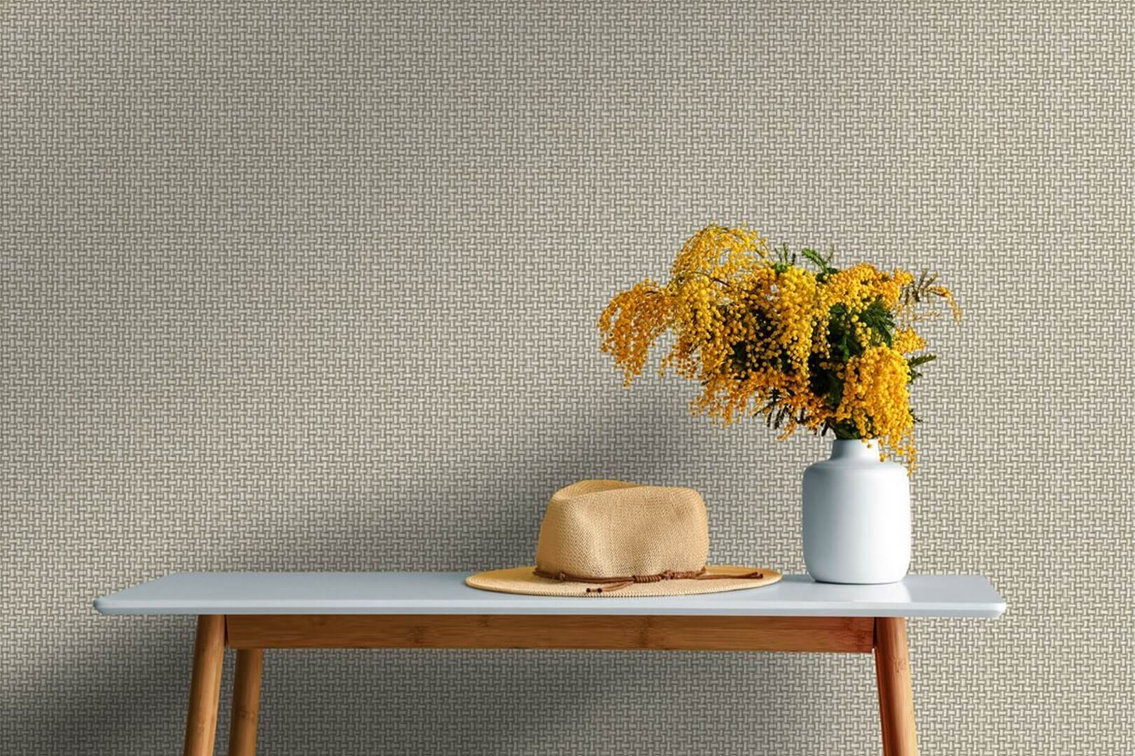 Tapeta z efektem plecionki Holden 91600 Biderbost Weave The Lost Gardens