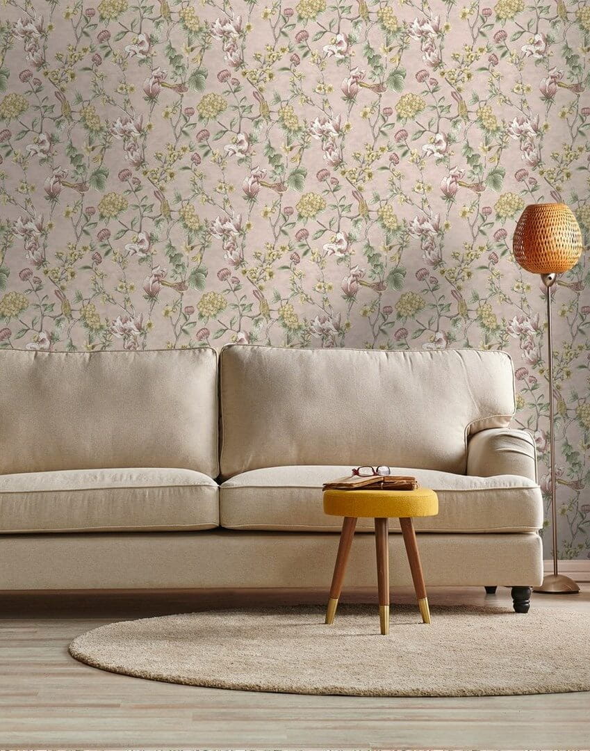 Tapeta botaniczna Holden 91621 Nightingale The Lost Gardens