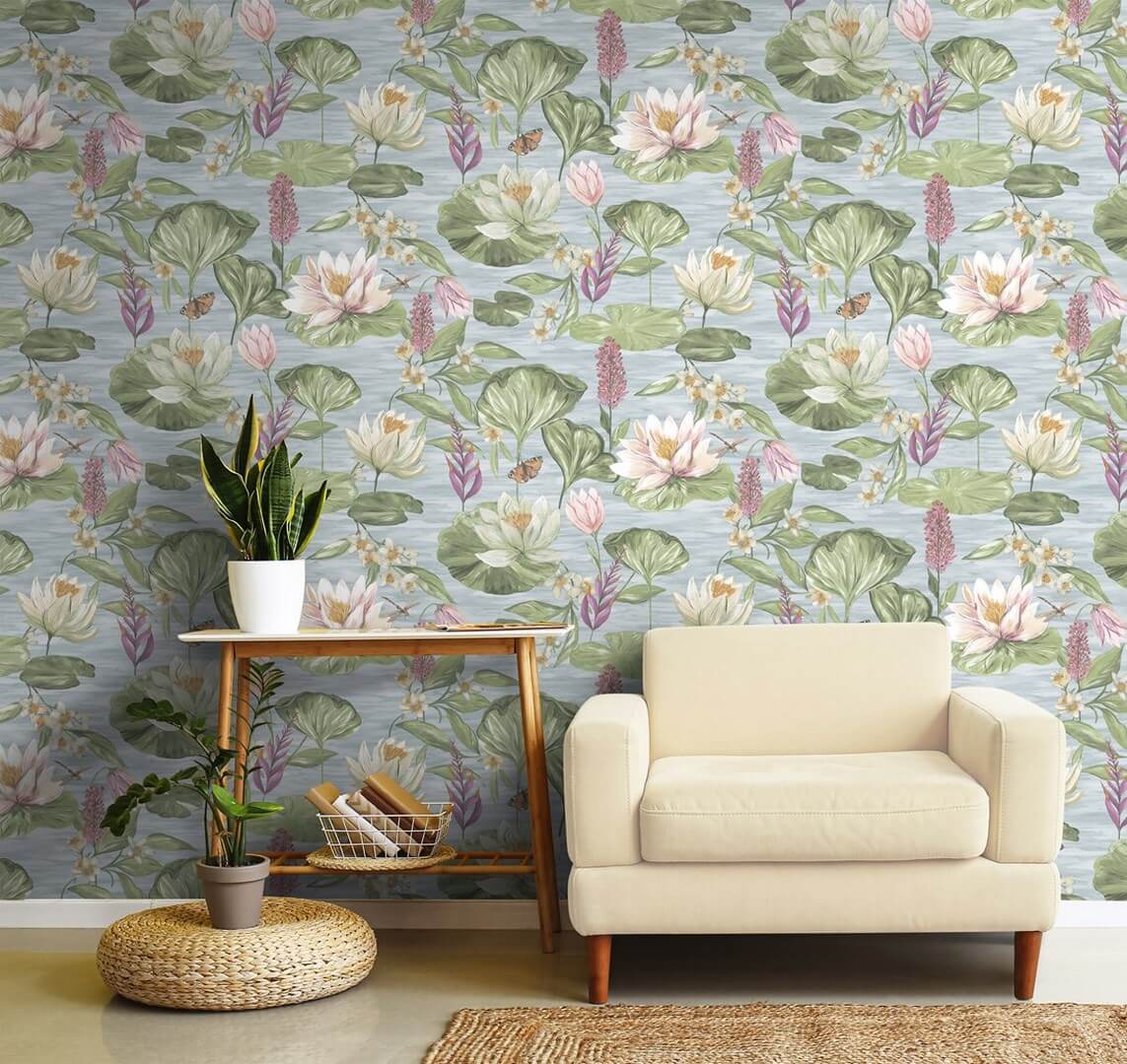 Tapeta lilie wodne Holden 91640 Water Lily The Lost Gardens