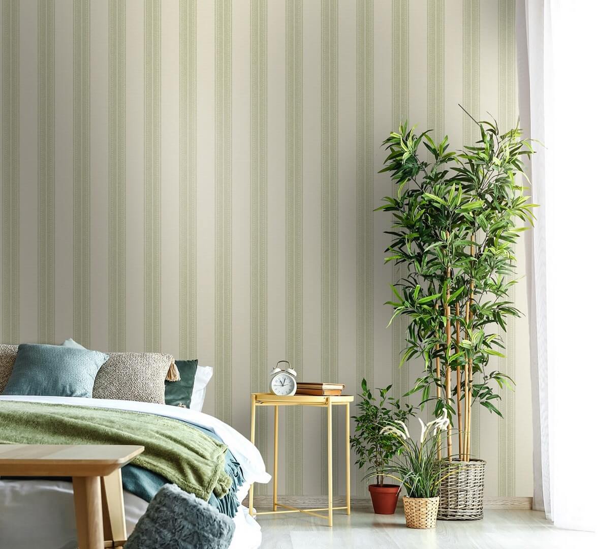 Tapeta paski Holden 91671 Yuste Stripe The Lost Gardens