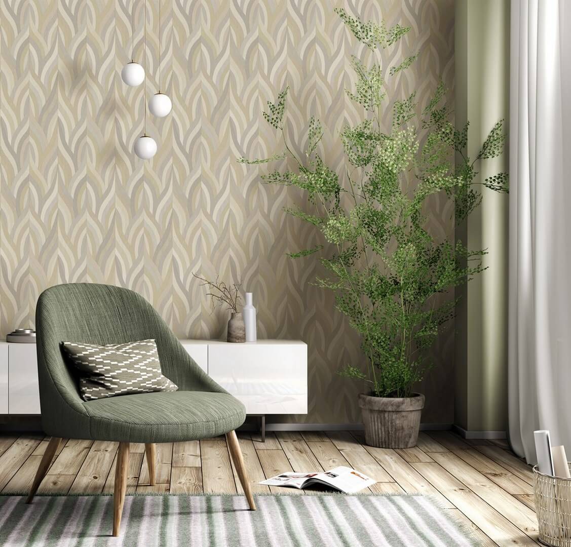 Tapeta geometryczna przeplatające linie Holden 36370 Arabesque