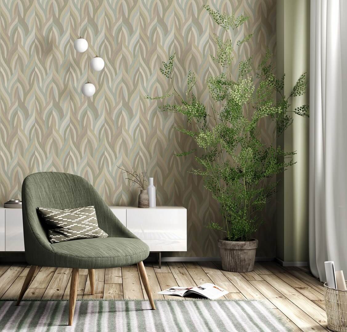 Tapeta geometryczna przeplatające linie Holden 36371 Arabesque