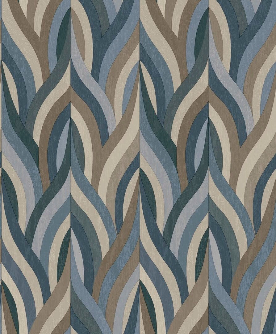Tapeta geometryczna przeplatające linie Holden 36372 Arabesque