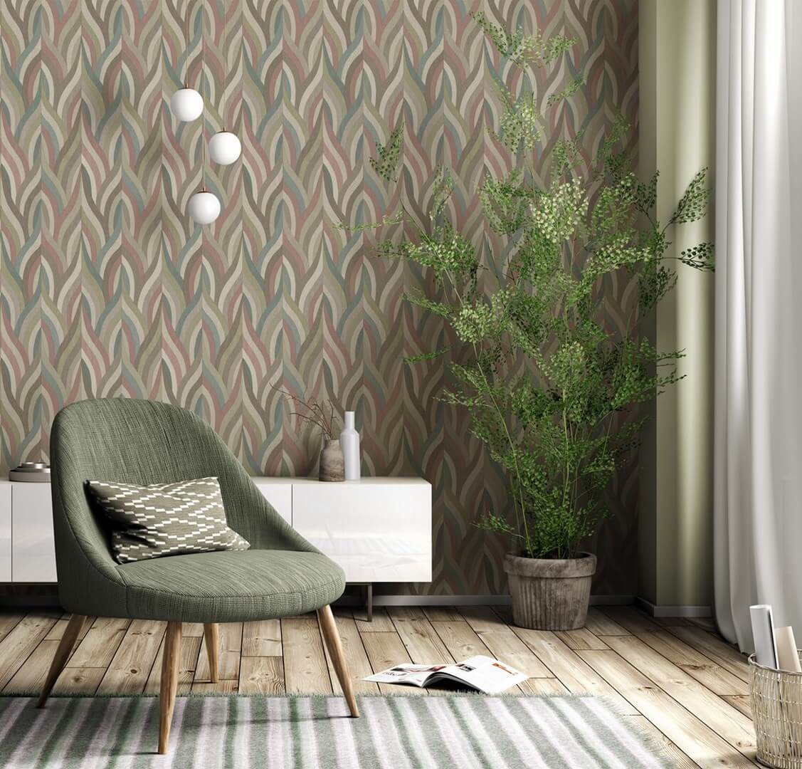 Tapeta geometryczna przeplatające linie Holden 36374 Arabesque