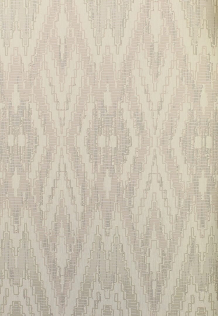 Tapeta geometryczna w etnicznym stylu York Wallcoverings EV3911 Diamond Marquise Casual Elegance