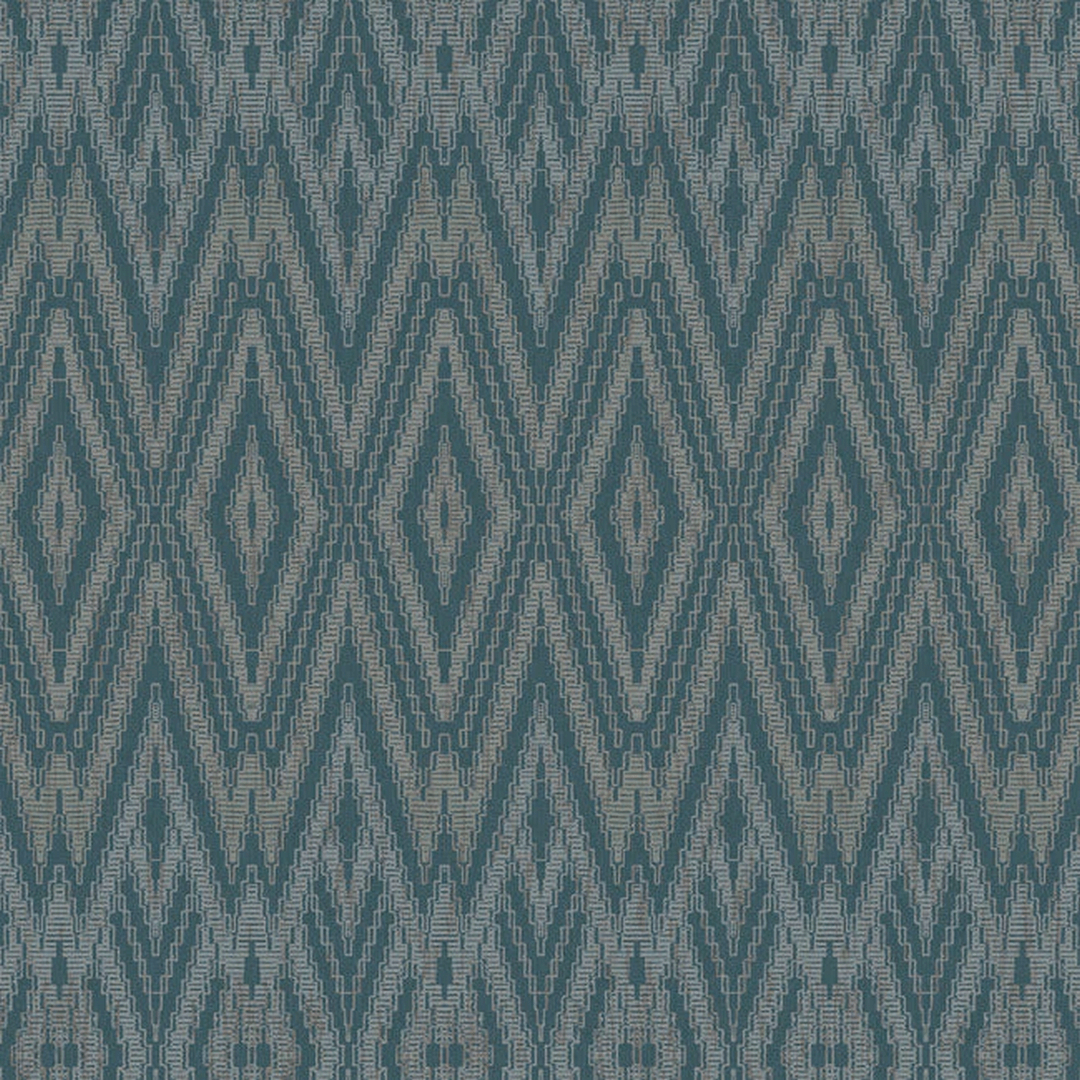 Tapeta geometryczna w etnicznym stylu York Wallcoverings EV3915 Diamond Marquise Casual Elegance