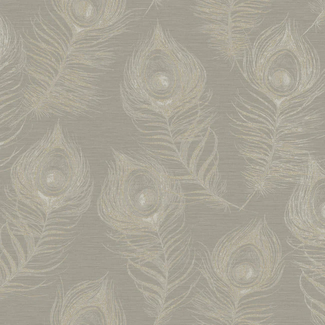 Tapeta pawie pióra York Wallcoverings EV3941 Regal Peacock Casual Elegance