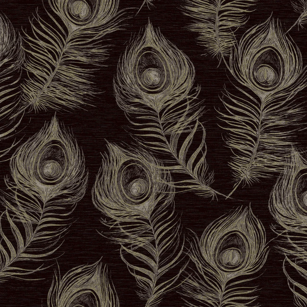 Tapeta pawie pióra York Wallcoverings EV3942 Regal Peacock Casual Elegance