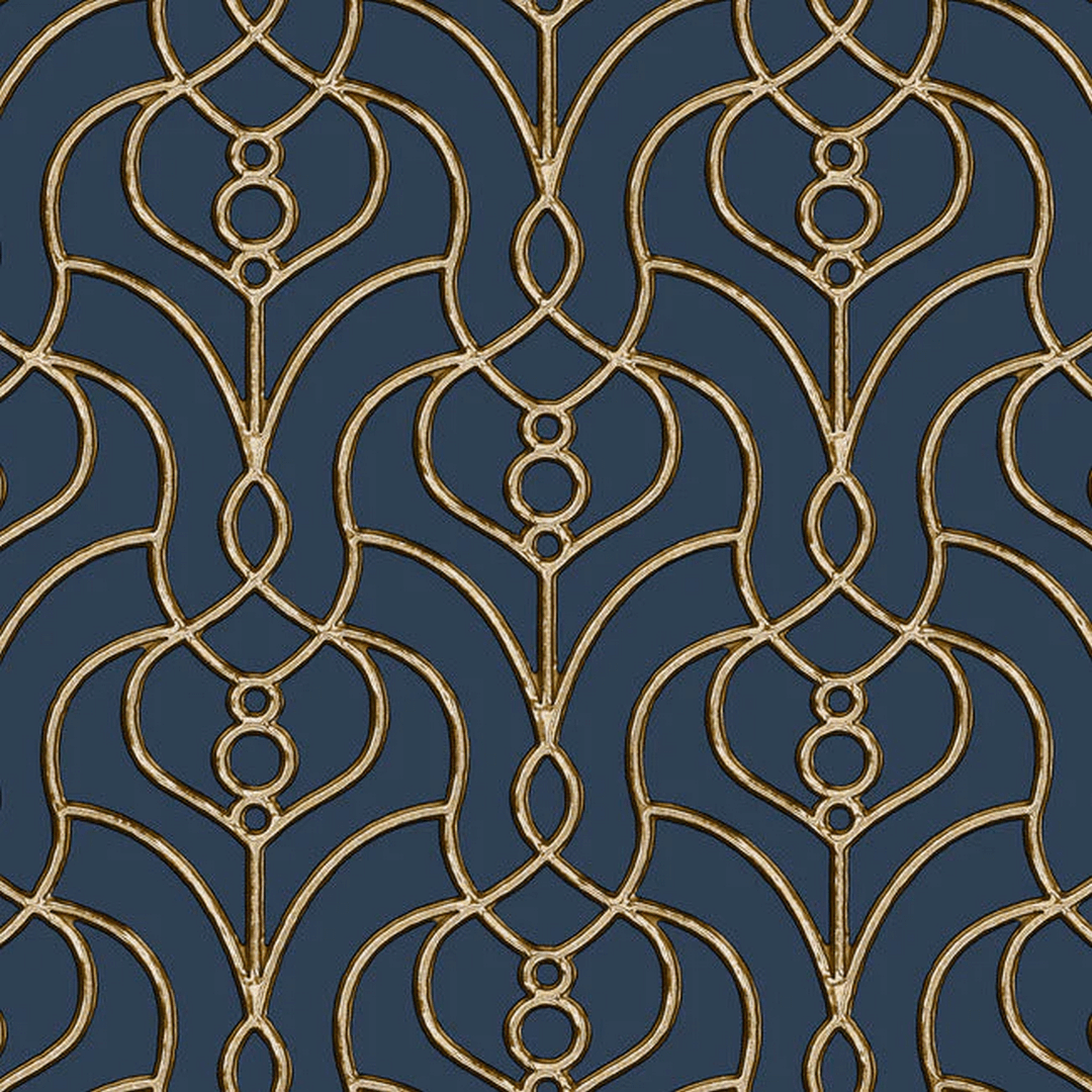 Tapeta kratownica York Wallcoverings EV3946 Divine Trellis Casual Elegance