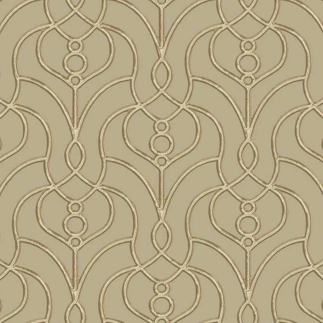 Tapeta kratownica York Wallcoverings EV3947 Divine Trellis Casual Elegance