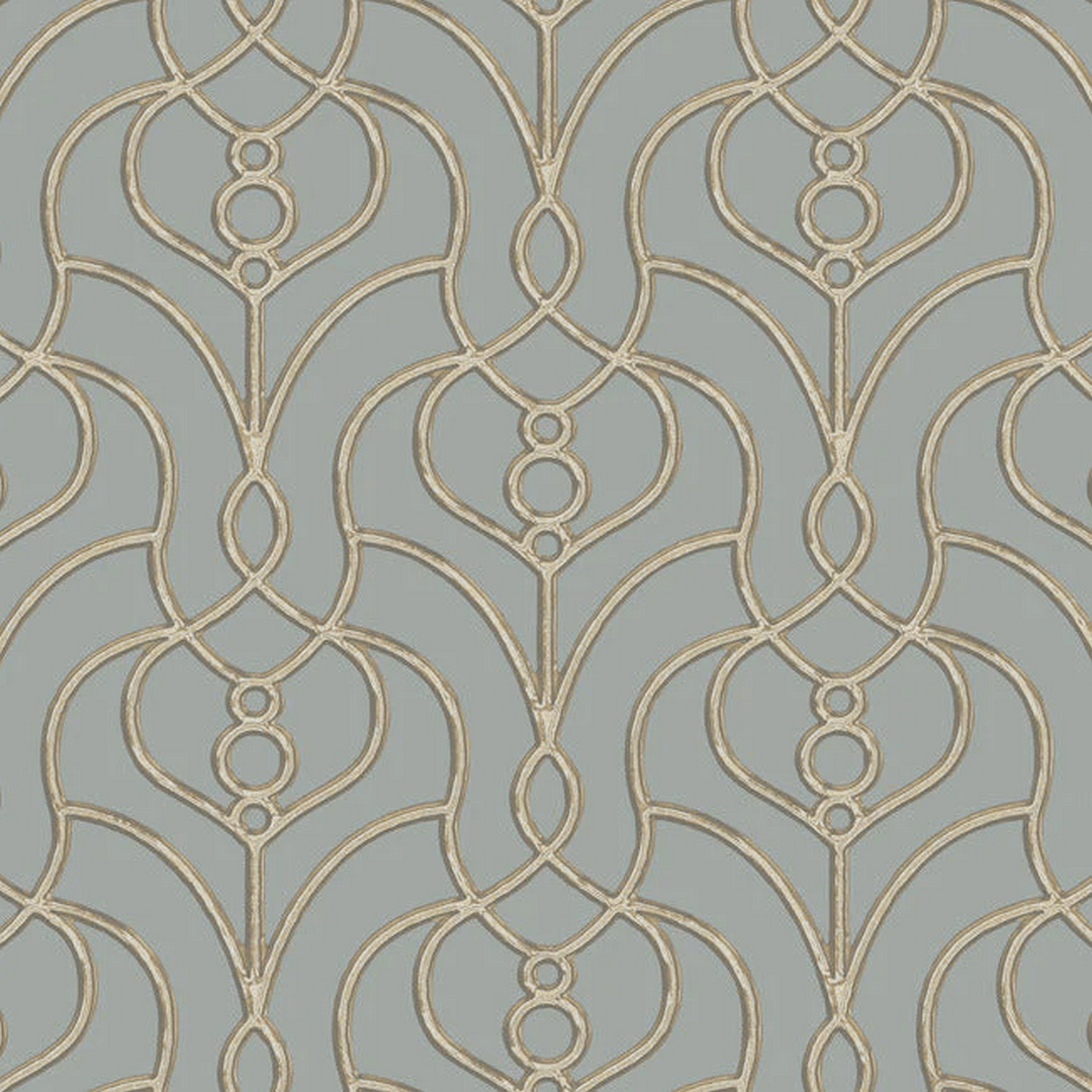 Tapeta kratownica York Wallcoverings EV3948 Divine Trellis Casual Elegance