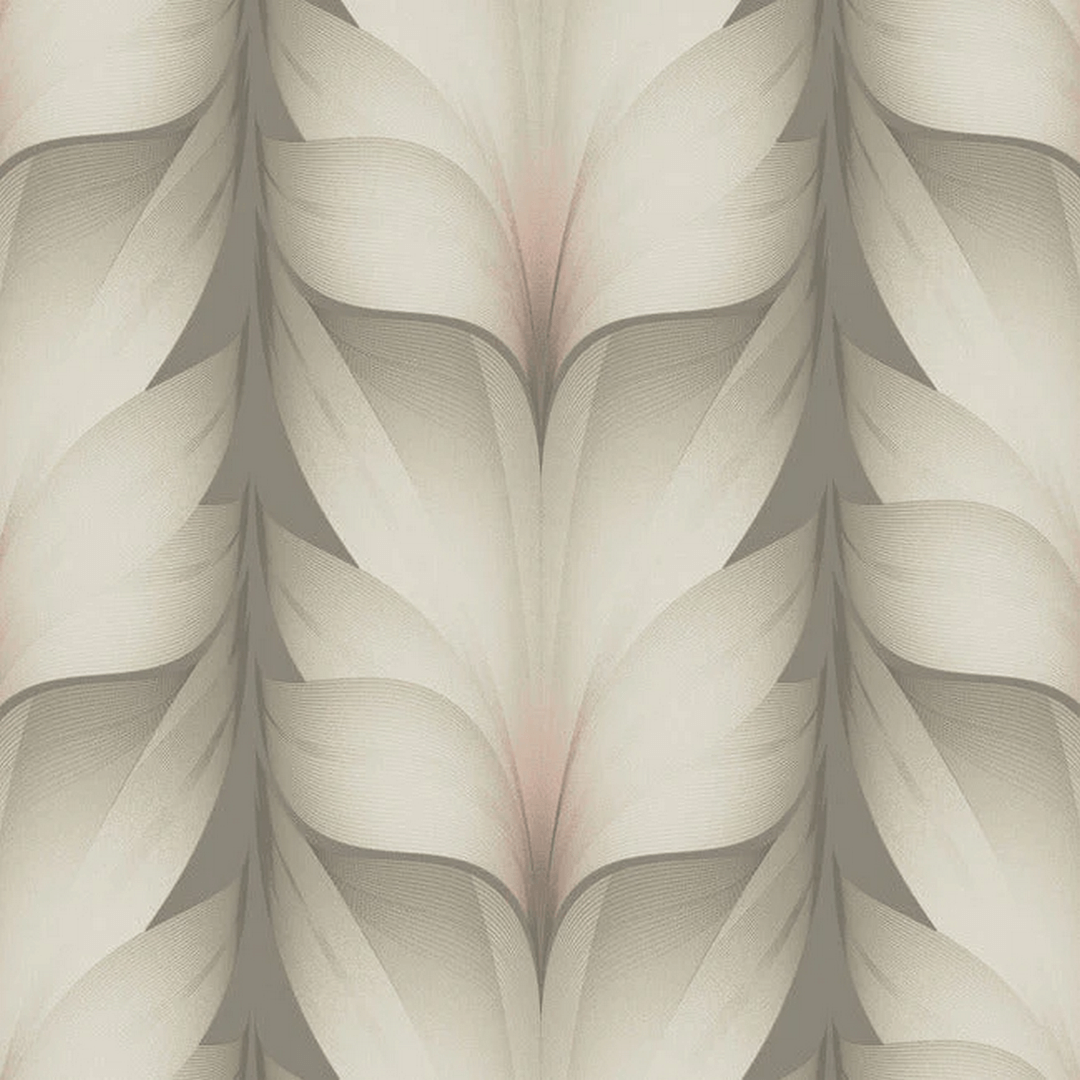 Tapeta eleganckie płatki lotosu York Wallcoverings EV3952 Lotus Light Stripe Casual Elegance